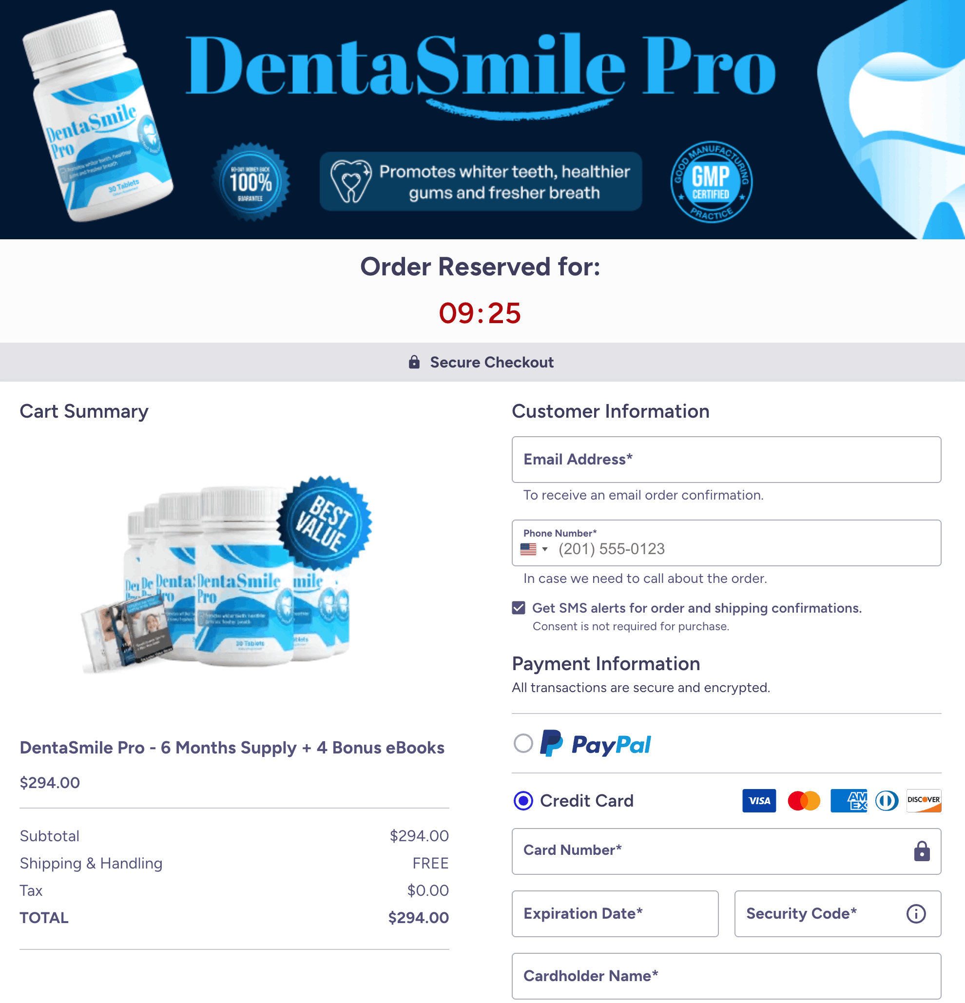 dentasmile-pro-6-bottle purchase